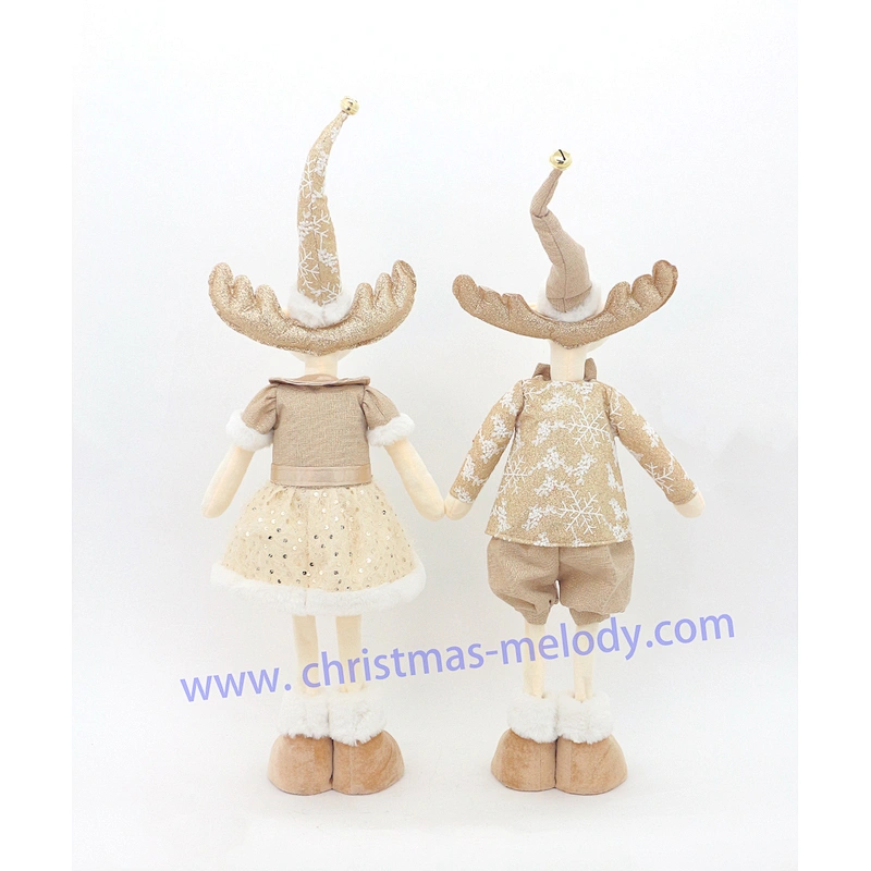 85cm  Suit gold stretch deer