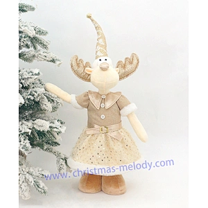 85cm  Suit gold stretch deer