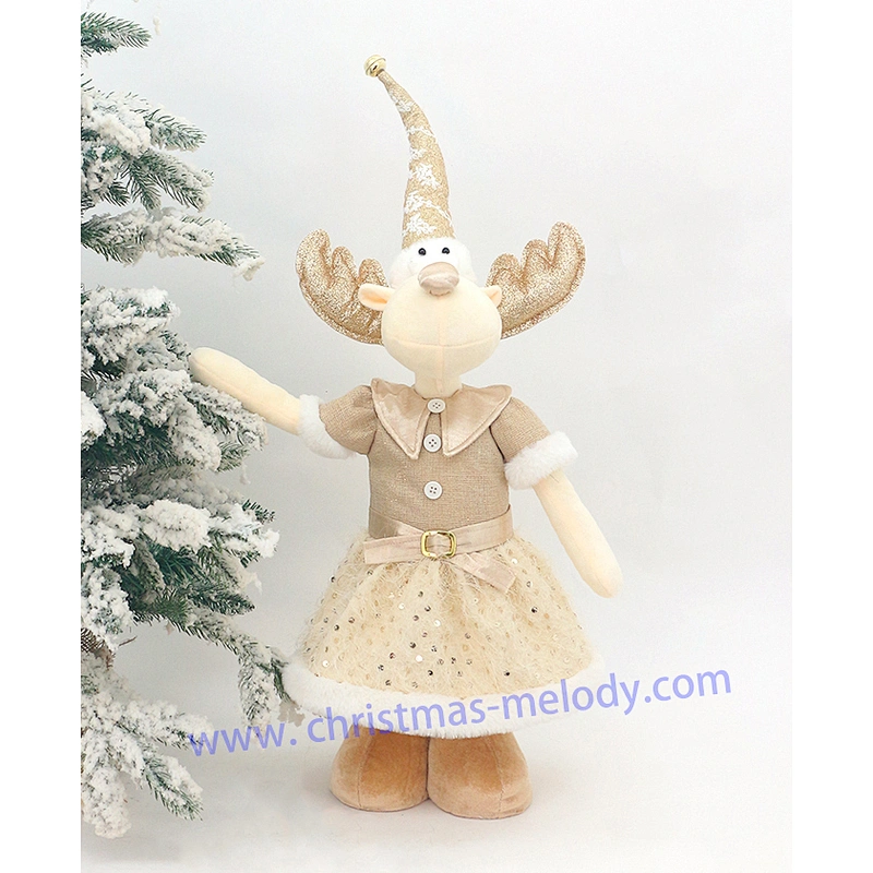 85cm  Suit gold stretch deer