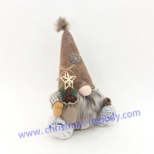 40cm  Coffee elf with feet