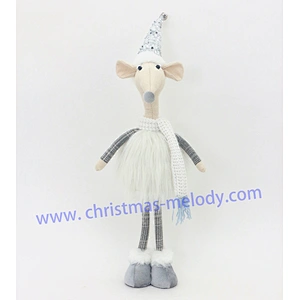70cm  Silver pointed hat mouse