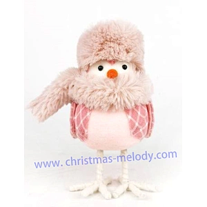 17cm  Pink hat bird