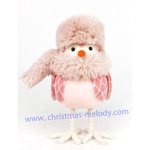 17cm  Pink hat bird