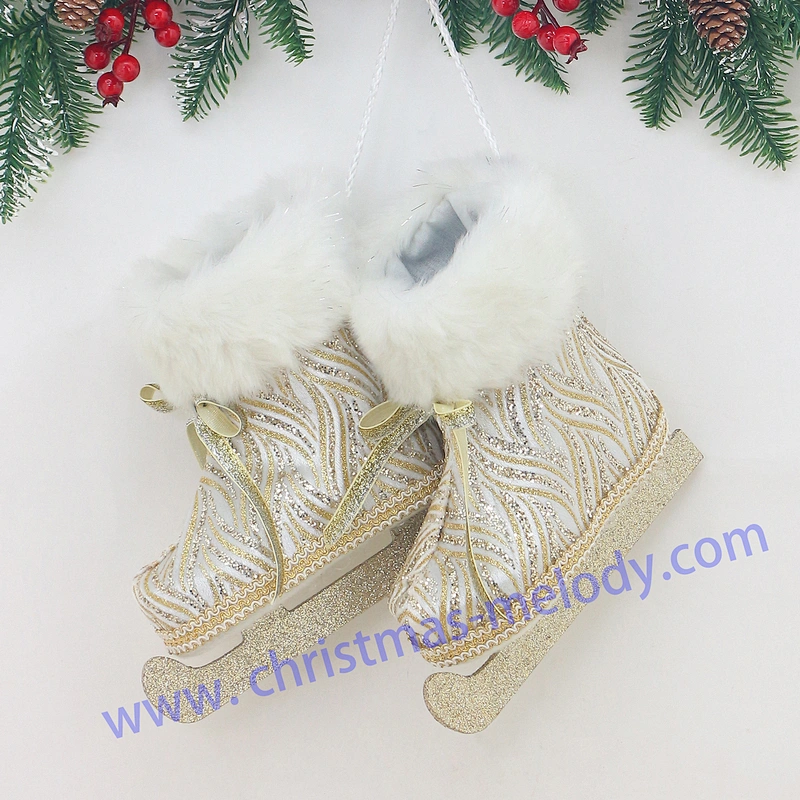 20*20cm Ice skate wreath  ice skate door hanger  ice skate decor