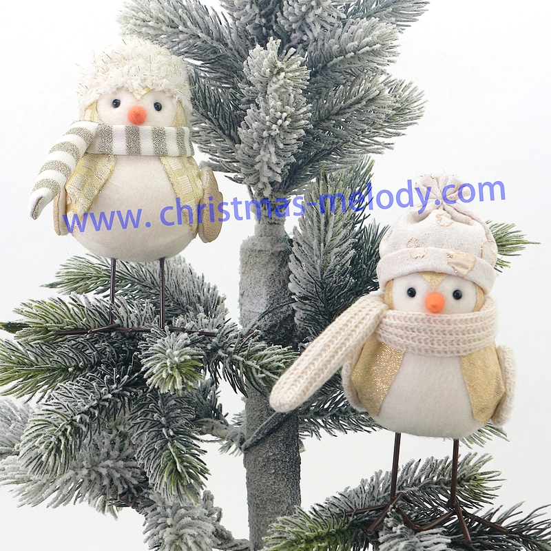 17cm  Golden bird with hat AB