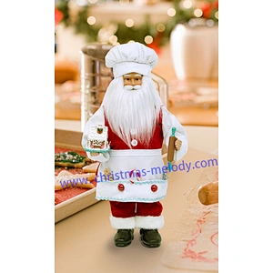 45cm Cooking Santa Claus