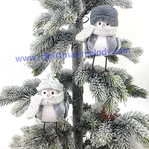 17cm  Grey bird with hat   AB