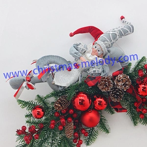 30cm/45cm/55cmChristmas elves with a mask