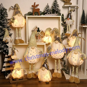 55cm  Golden swing with light big nose Elf