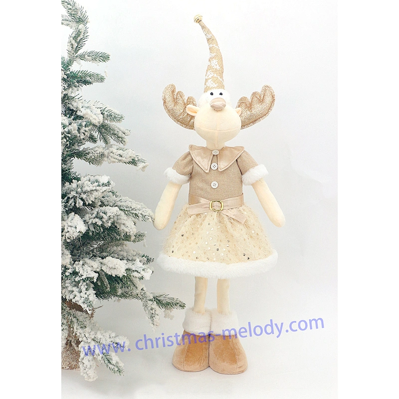 85cm  Suit gold stretch deer