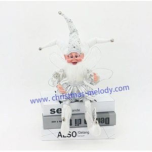 50cm Christmas elves with long nose and wings