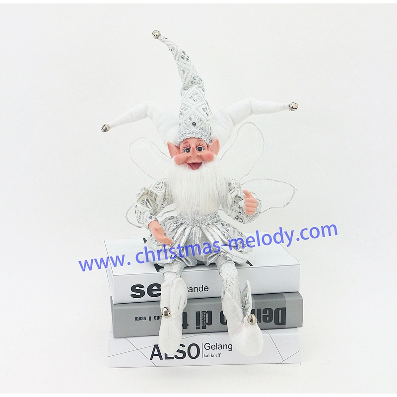 50cm Christmas elves with long nose and wings
