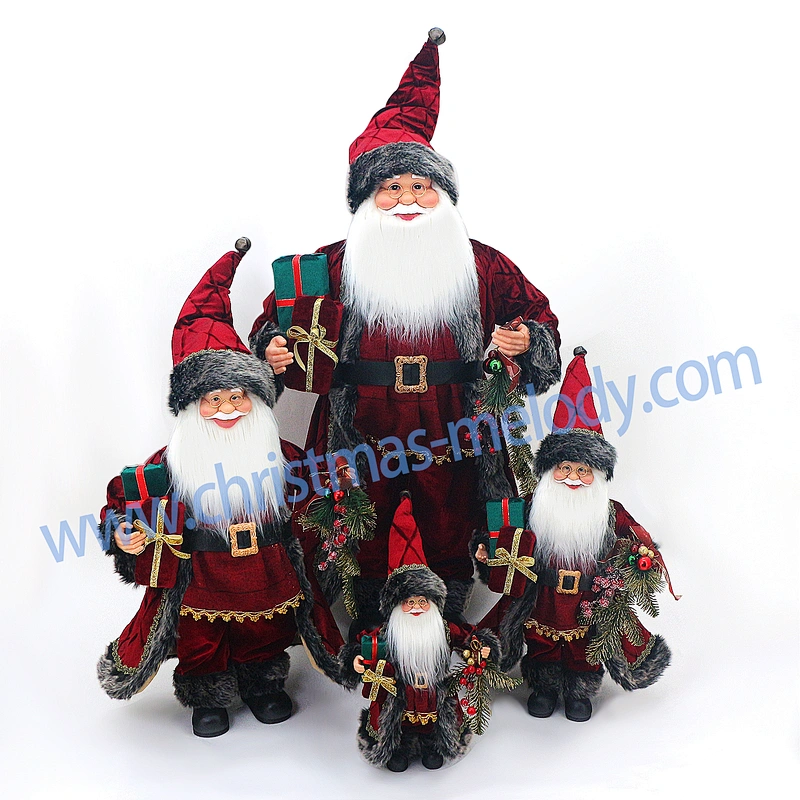 4 Sizes Decoration Santa Claus