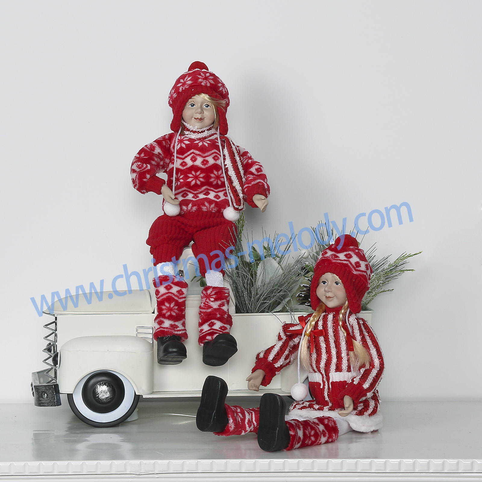 42CM  Christmas Elf AB set