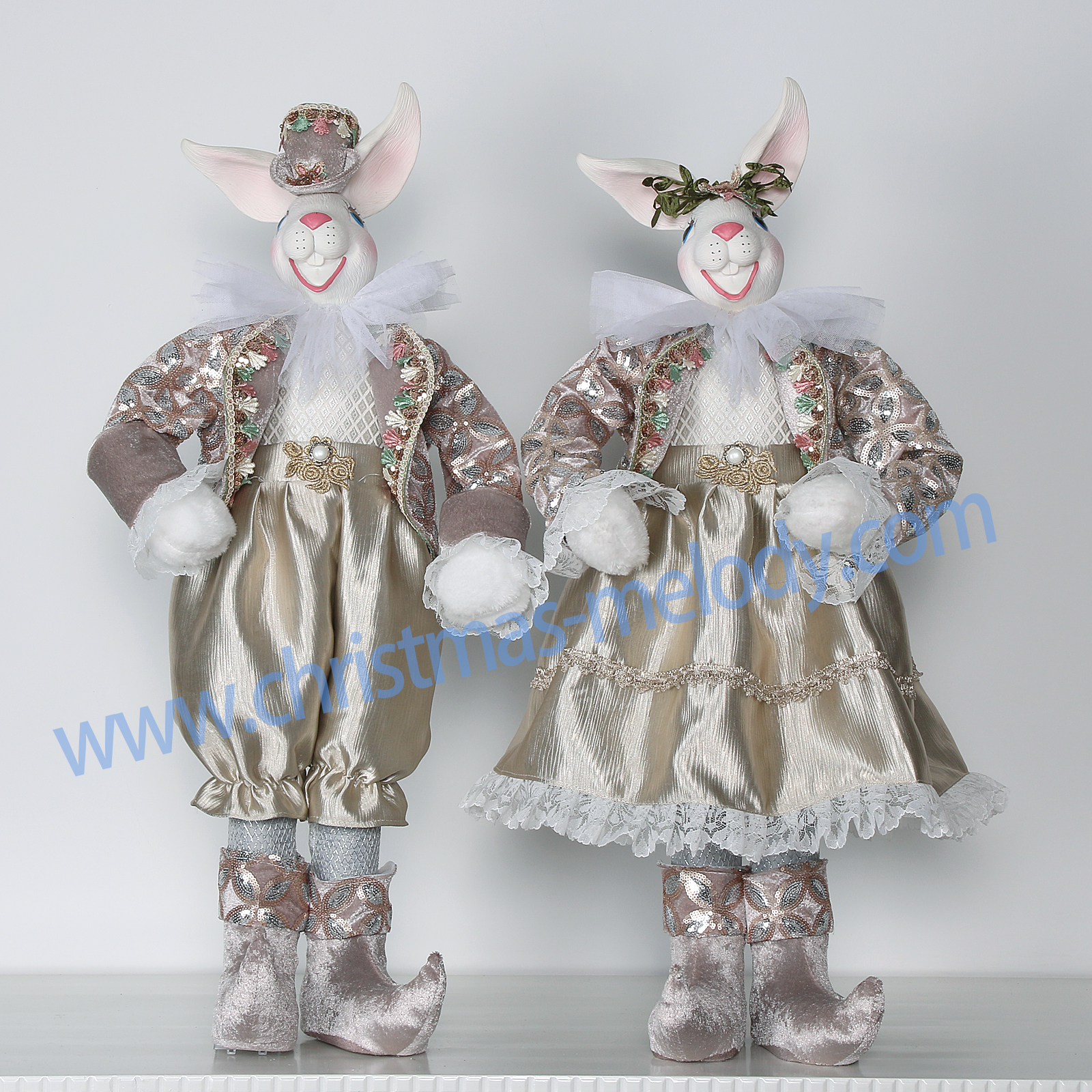 75CM Christmas Rabbits