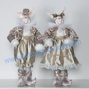75CM Christmas Rabbits