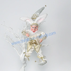 70CM   Christmas elf bunny