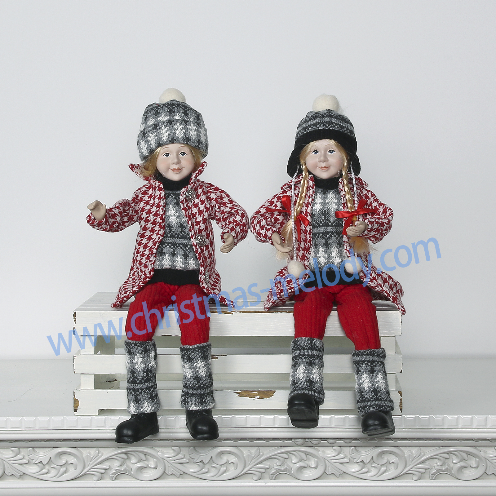 42CM  Christmas Elf AB set