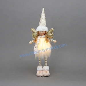 55CM  Little girl with lamp ornaments