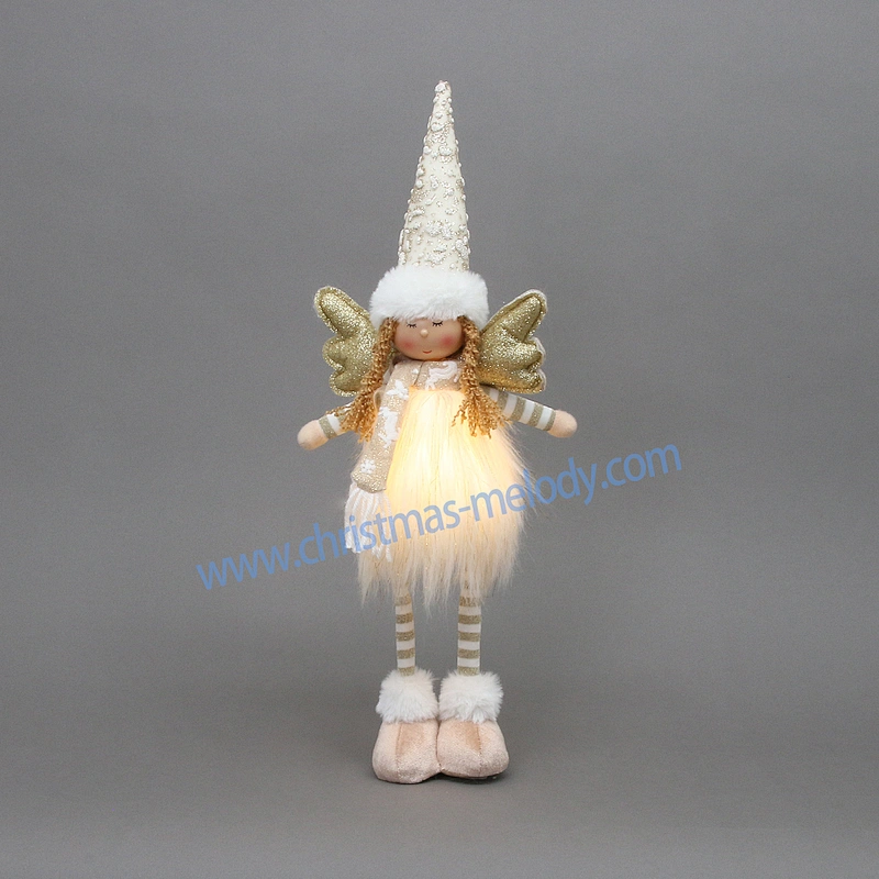 55CM  Little girl with lamp ornaments