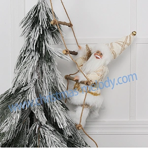 30CM Ladder Santa