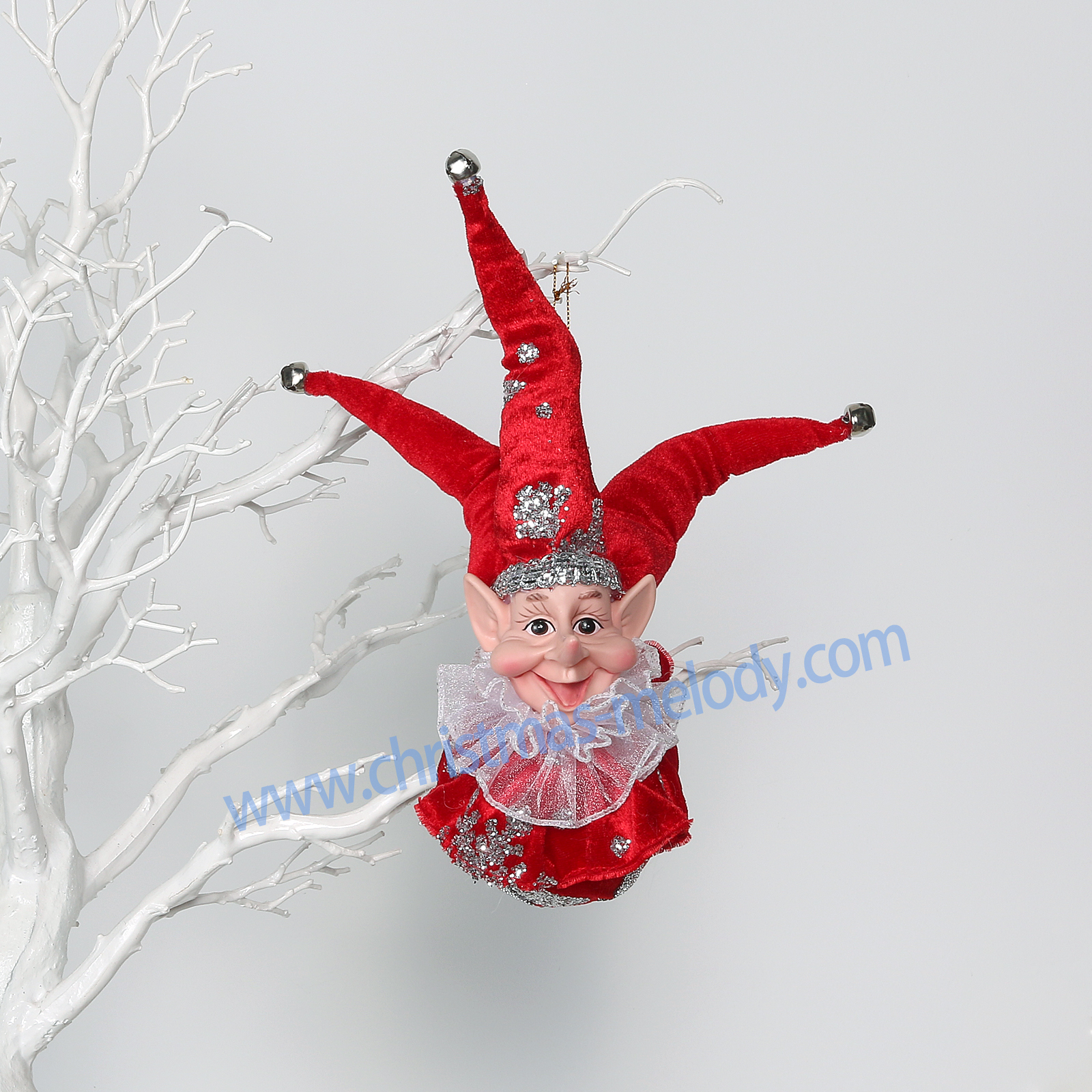 28cm elf decoration ball with long nose