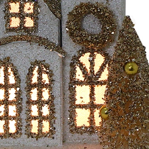 13*10*15CM Christmas House