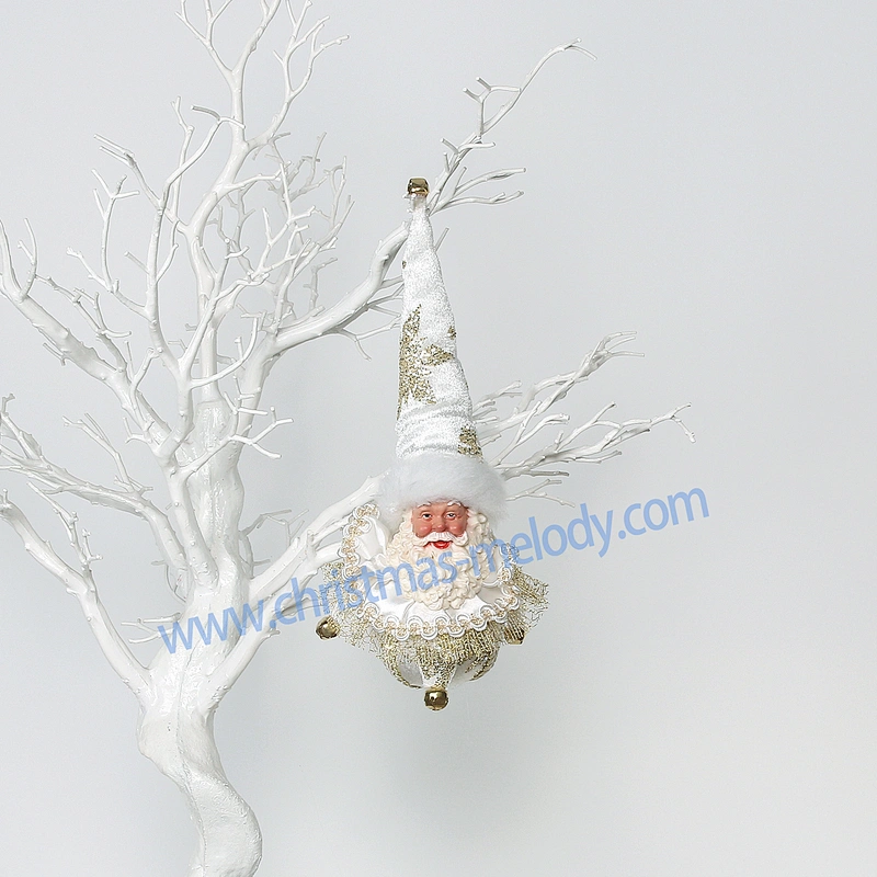 28CM Home Decor Christmas Hanging Decoration Ornaments with santa's face