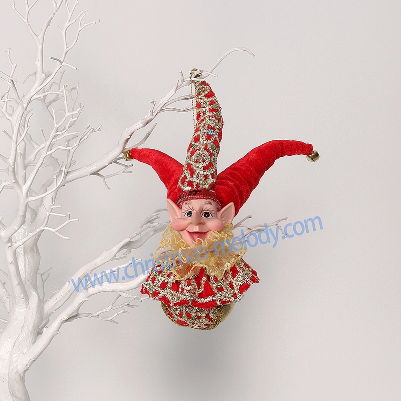 28cm elf decoration ball with long nose