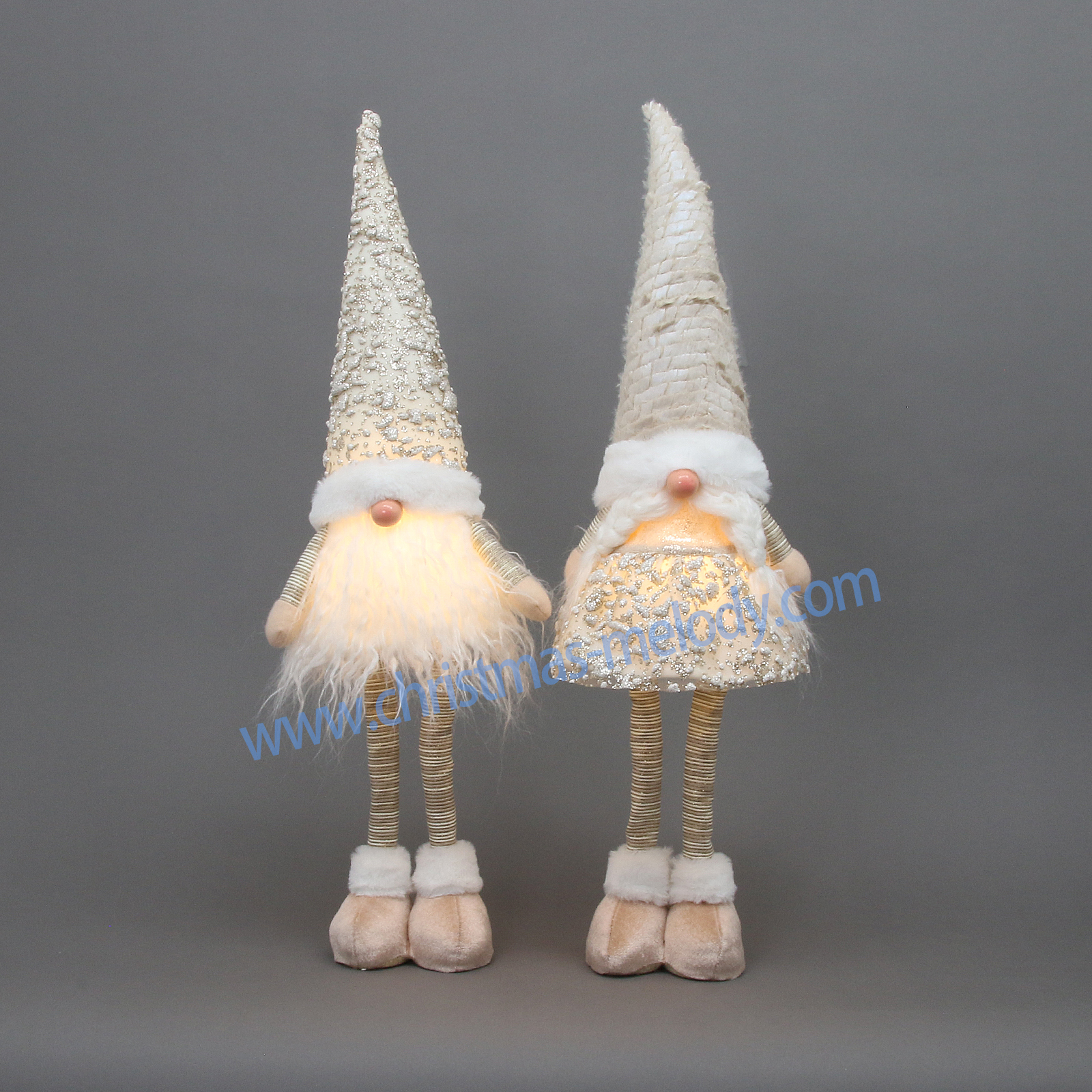 65CM Christmas goblins with lights