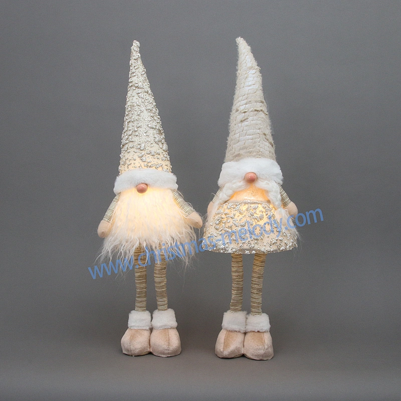 65CM Christmas goblins with lights