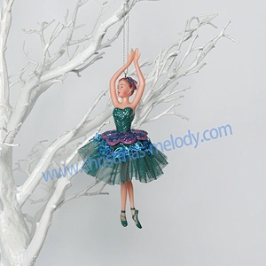 17CM Christmas ballerina girl