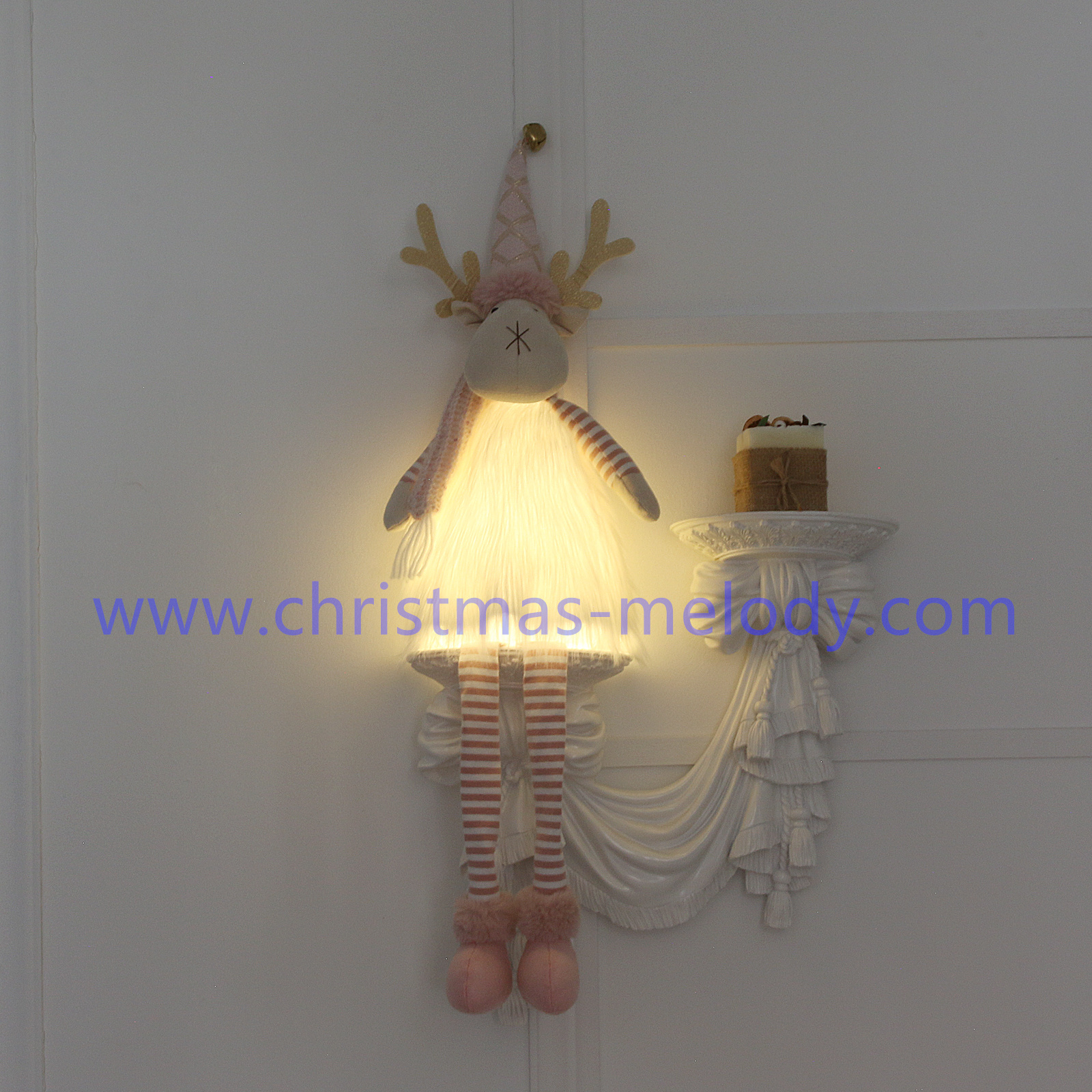 Christmas deer with lights