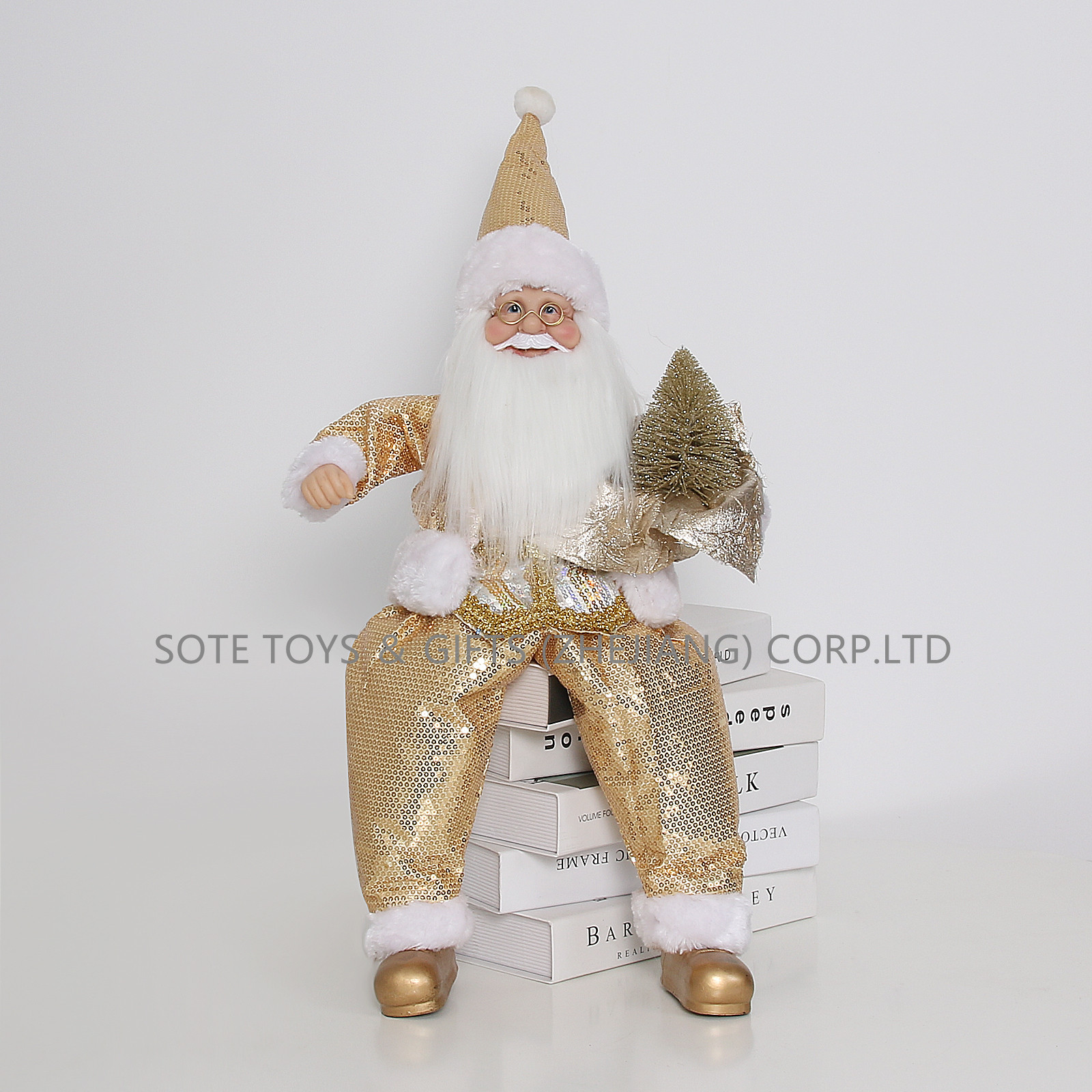 45CM Sitting Santa