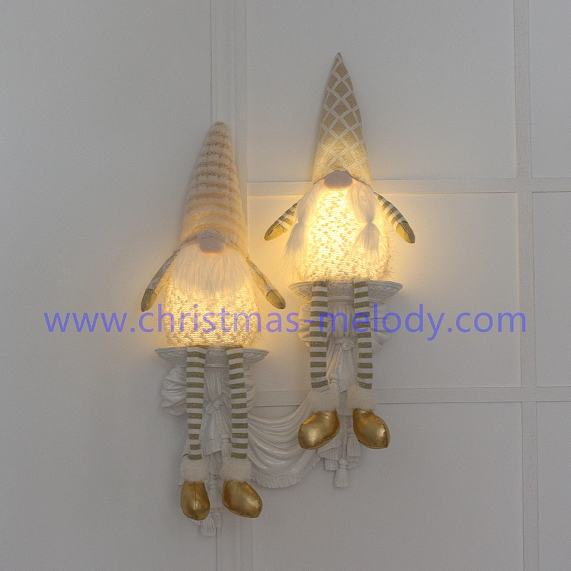 Christmas goblins with lights