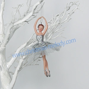17CM Christmas ballerina girl