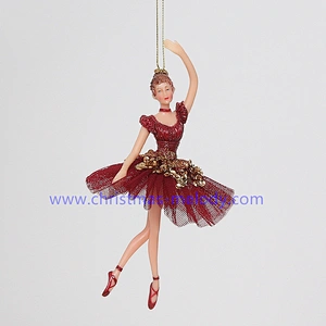 17CM Christmas ballerina girl