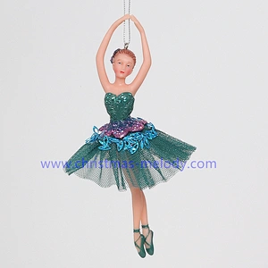 17CM Christmas ballerina girl