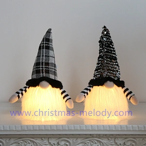 Christmas goblins with lights
