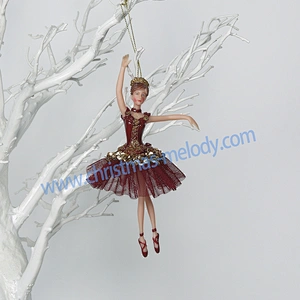 17CM Christmas ballerina girl