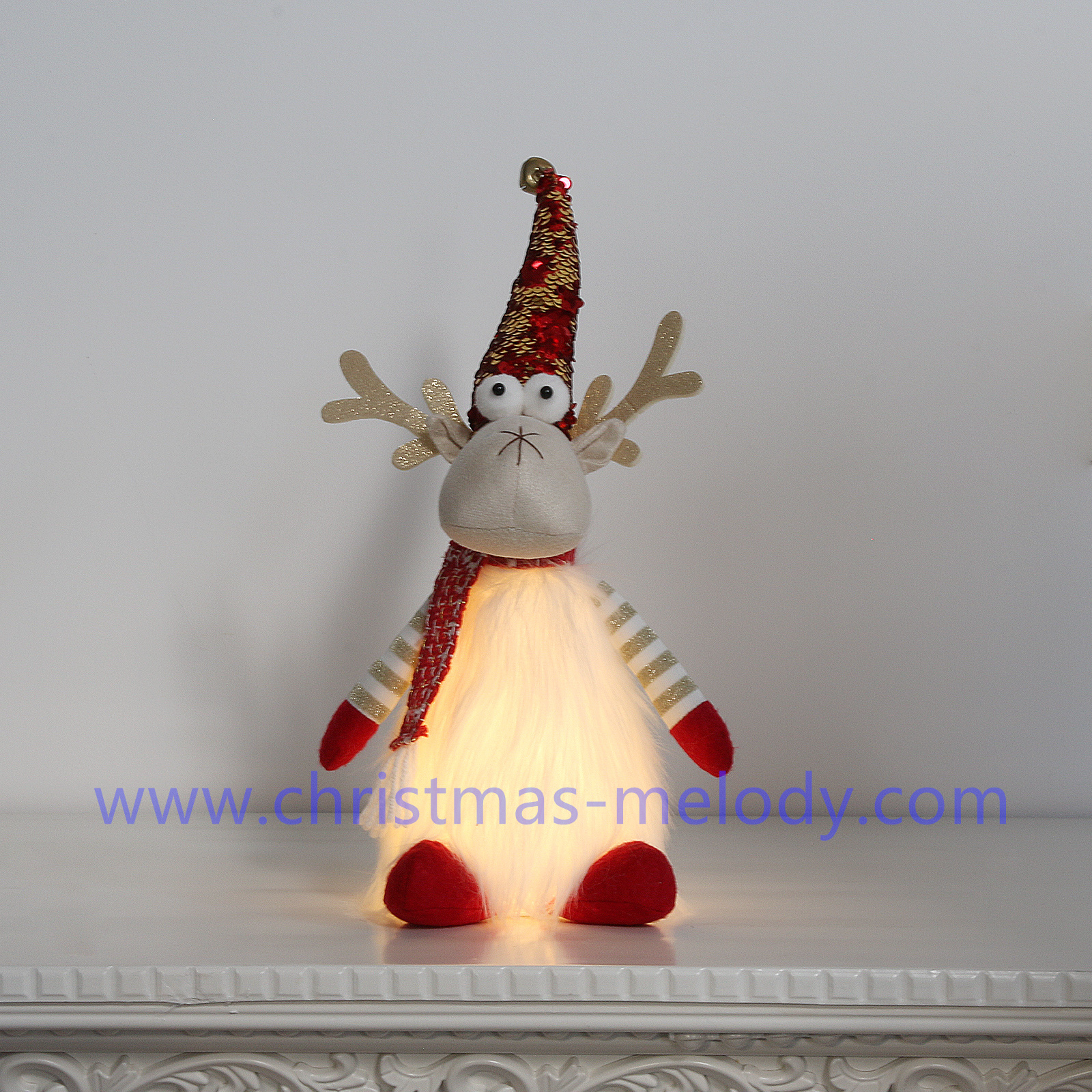 Christmas deer with lights
