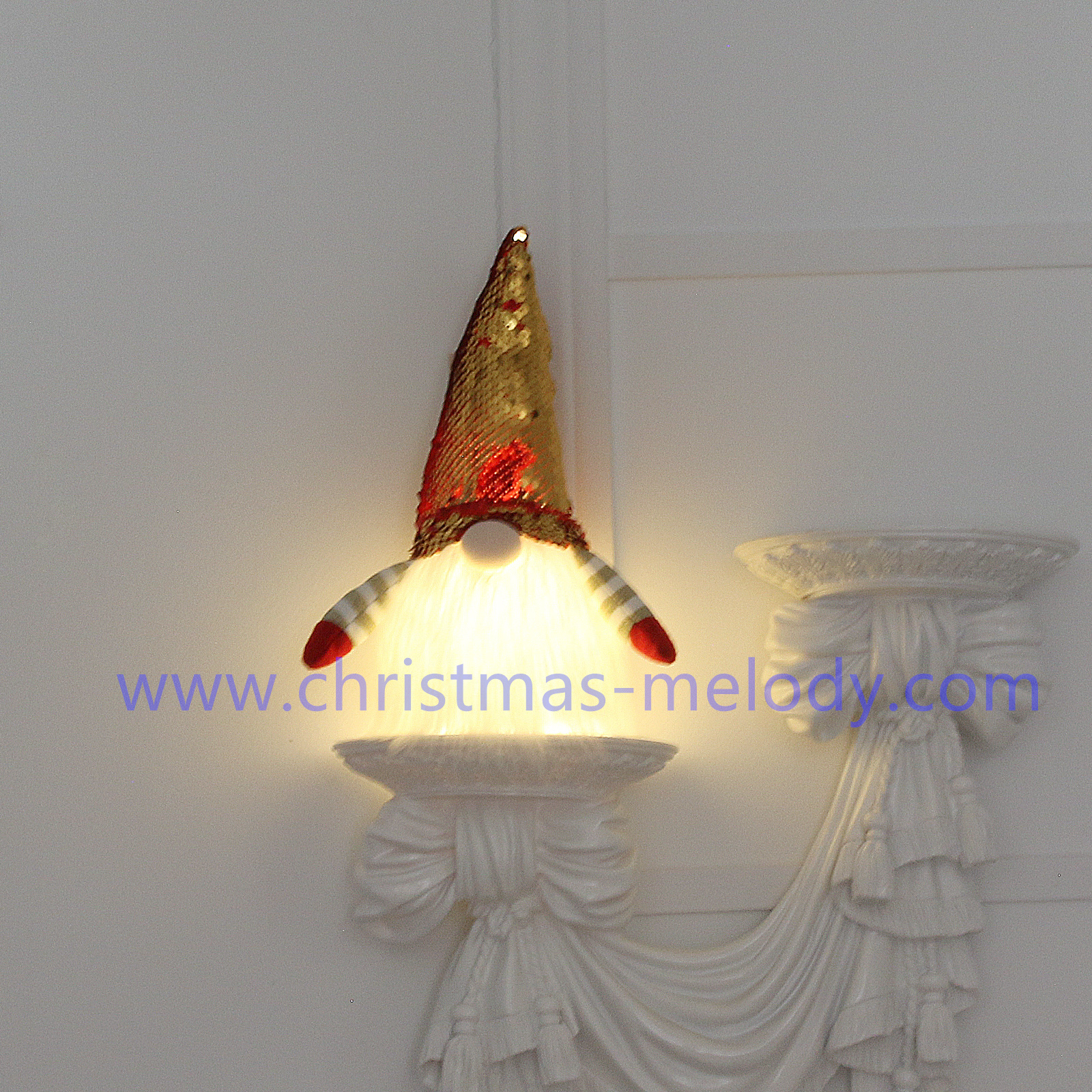 Christmas goblins with lights