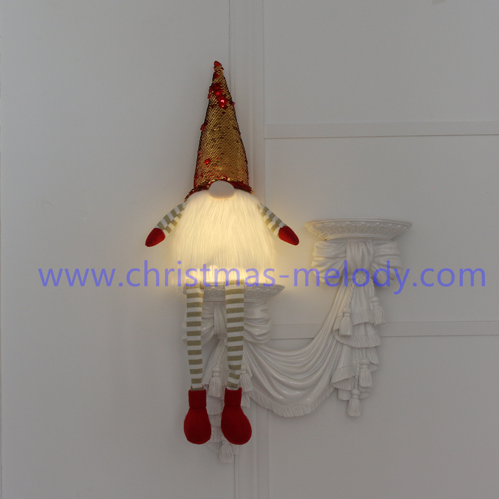Christmas goblins with lights