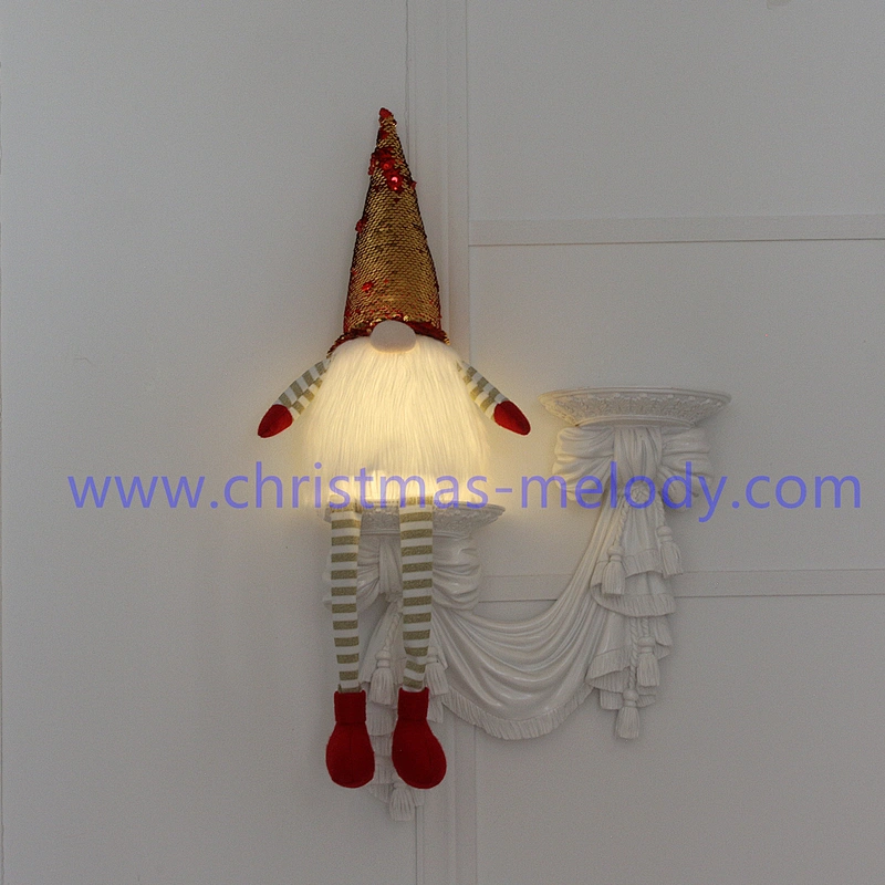 Christmas goblins with lights