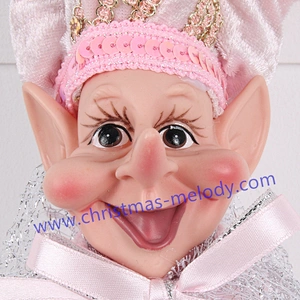 30cm elf decoration ball with long nose