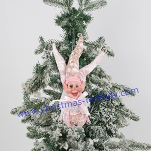 30cm elf decoration ball with long nose