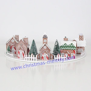 46*17*10CM Christmas Huose