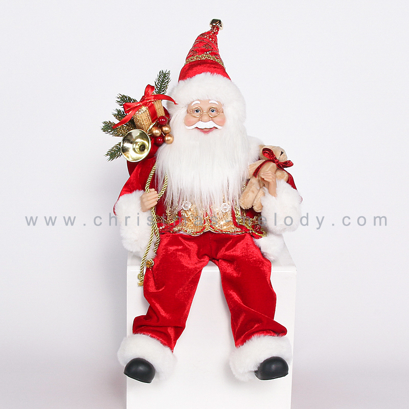 45CM Sitting Santa