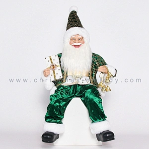 45CM Sitting Santa