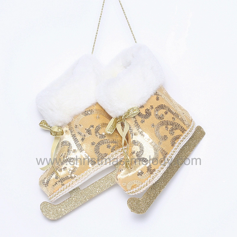 20CM Christmas skates decorations
